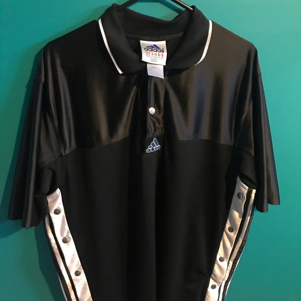Vintage adidas tear away jersey